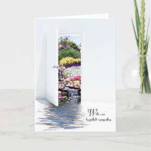 Carte porte de jardin sympathique