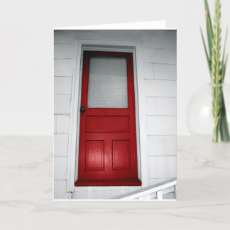 Carte Porte rouge