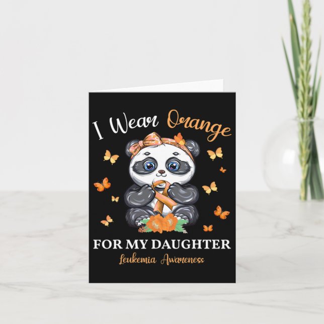 Carte Porter L'Orange Pour Ma Fille Plan De Sensibilisat (Devant)
