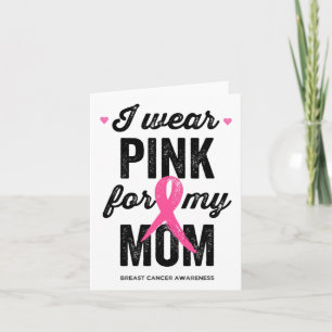 Carte Portez Le Rose Pour Ma Mère Sensibilisation au can