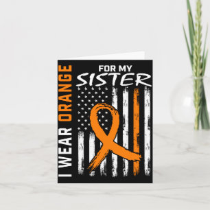 Carte Portez Orange Pour la Journée de Sensibilisation a