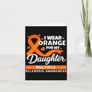 Carte Portez orange pour la sclérose en plaques de ma fi