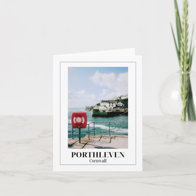 Carte Porthleven, Cornouailles (Devant)