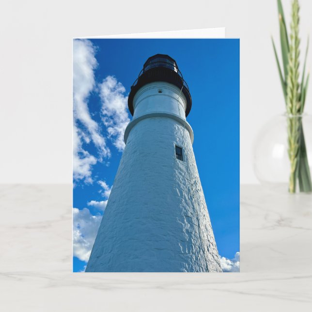 Carte Portland Head Lighthouse Photo Blank Salutation (Devant)