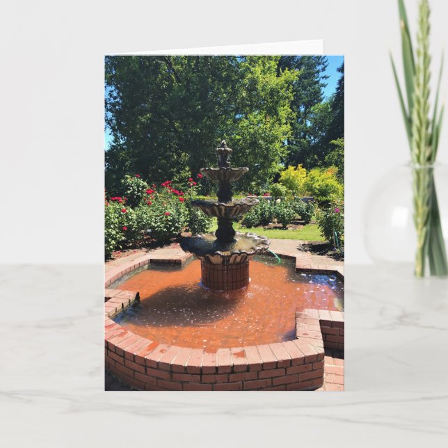 Carte Portland Rose Garden (Devant)