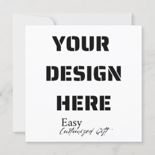 Carte Portrait 5,25 pouces x 5,25 pouces