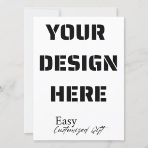 Carte Portrait 5,5 pouces x 7,5 pouces