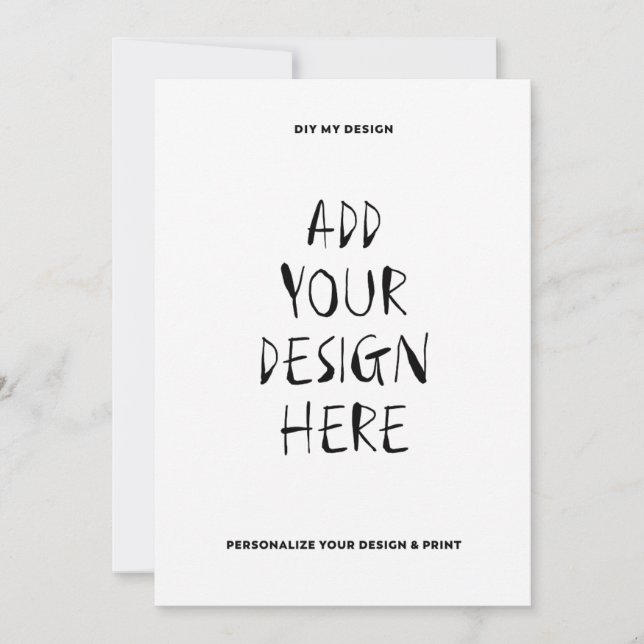 Carte portrait 5" x 7" (Devant)