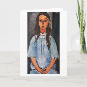 Carte Portrait d'Alice, Modigliani