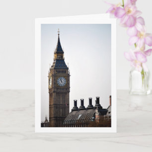 Carte Portrait de Big Ben, Londres, Angleterre