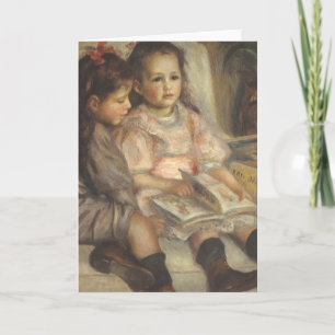 Carte Portrait de Caillebotte Enfants par Pierre Renoir