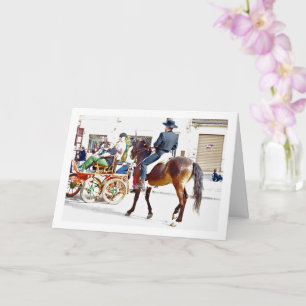 Carte Portrait de cheval espagnol traditionnel