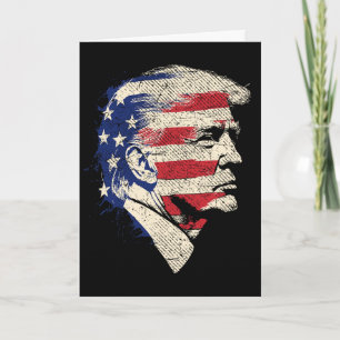 Carte Portrait de Donald Trump