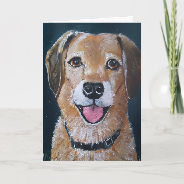 Carte Portrait de Engué Peinture par Alfred Fox (Devant)