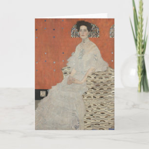 Carte Portrait de Fritza Riedler par Gustav Klimt