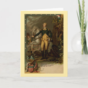 Carte Portrait de George Washington