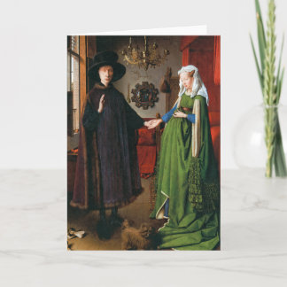 Carte Portrait de Giovanni Arnolfini et son épouse