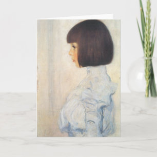 Carte Portrait de Gustav Klimt de Helene Klimt