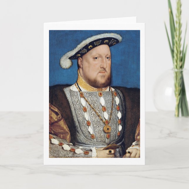 Carte Portrait de Henri VIII d'Angleterre, Holbein (Devant)