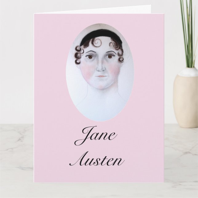 Carte Portrait de Jane Austen, signet. (Devant)
