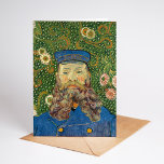 Carte Portrait de Joseph Roulin | Vincent van Gogh<br><div class="desc">La série de portraits de Joseph Roulin, le facteur d’Arles, de Vincent van Gogh, est un hommage sincère à son ami proche et à son confiant. Peintes entre 1888 et 1889, les oeuvres mettent en valeur le style post-impressionniste de Van Gogh, avec des couleurs audacieuses, des coups de pinceau dynamiques...</div>