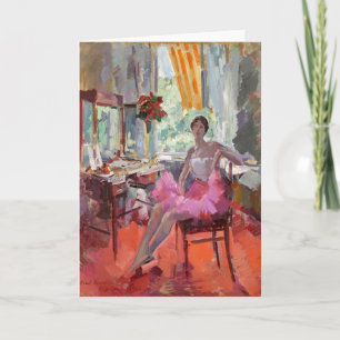 Carte Portrait de la Ballerina Vera Trefilova   Korovin