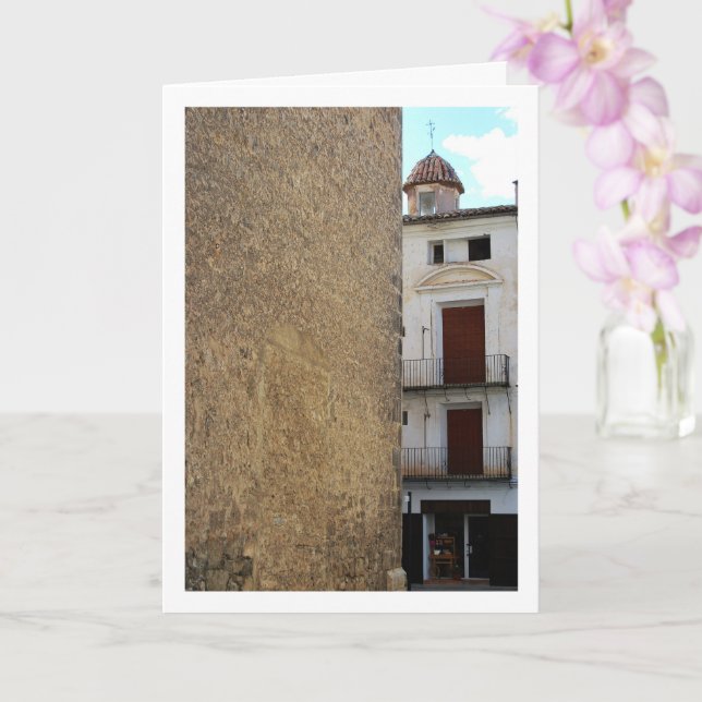 Carte Portrait de la ville de Chelva, Valence Espagne, E (Orchidée)