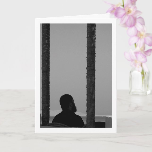 Carte Portrait de l'homme égyptien (Orchidée)