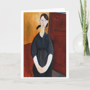 Carte Portrait de Paulette Jourdain, Modigliani