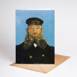 Carte Portrait de Postman Roulin | Vincent van Gogh<br><div class="desc">La série de portraits de Joseph Roulin, le facteur d’Arles, de Vincent van Gogh, est un hommage sincère à son ami proche et à son confiant. Peintes entre 1888 et 1889, les oeuvres mettent en valeur le style post-impressionniste de Van Gogh, avec des couleurs audacieuses, des coups de pinceau dynamiques...</div>