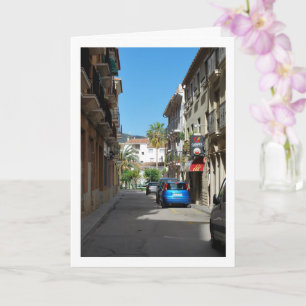 Carte Portrait de rue, Chelva Valencia Espagne, Espagnol