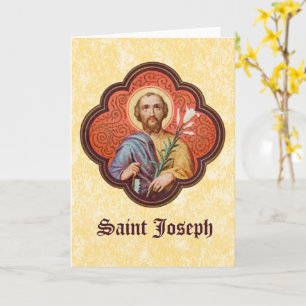 Carte Portrait de Saint-Joseph dans un octofoil (TF 02)