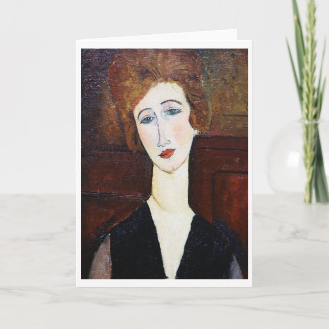 Carte Portrait de Woman (Devant)