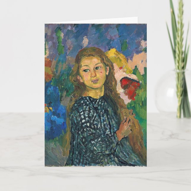 Carte Portrait d'Ottilia | Giovanni Giacometti (Devant)