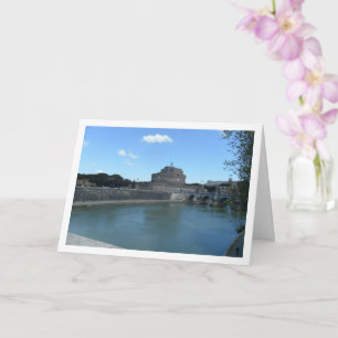Carte Portrait du Castel Sant'Angelo, Rome, Italie