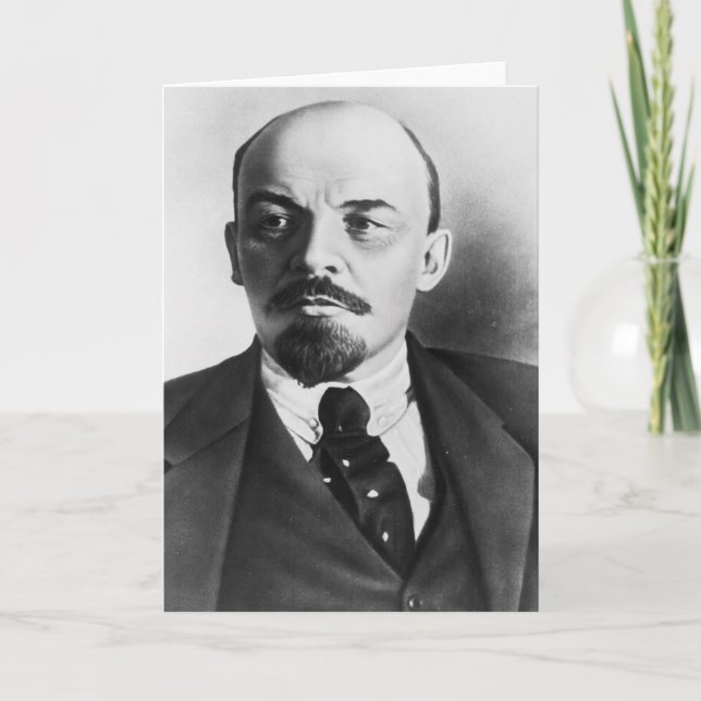 Carte Portrait du russe Vladimir Ilyich Lénine (Devant)
