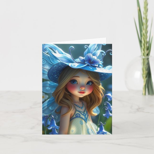 Carte Portrait Fairy Spring (Devant)