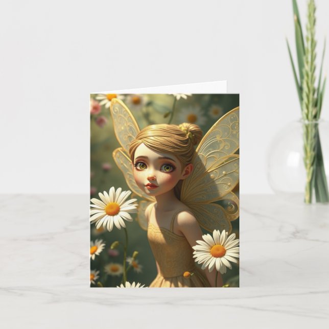 Carte Portrait Fairy Spring (Devant)