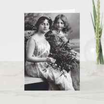 Portrait intemporel de la mère et de la fille