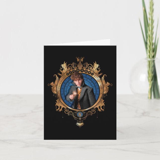 Carte Portrait NEWT SCAMANDER™ (Devant)