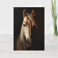 Portrait photographique d'un cheval Palomino