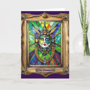 Carte Portraits du Monde de Mardi Gras - La Prêtresse