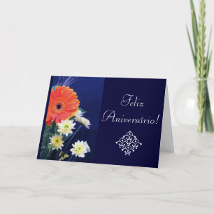 Carte Portugais : Anniversaire/Aniversario