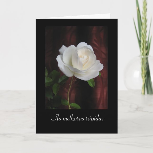 Carte Portugais : Comme les melhoras/obtiennent bien (Devant)