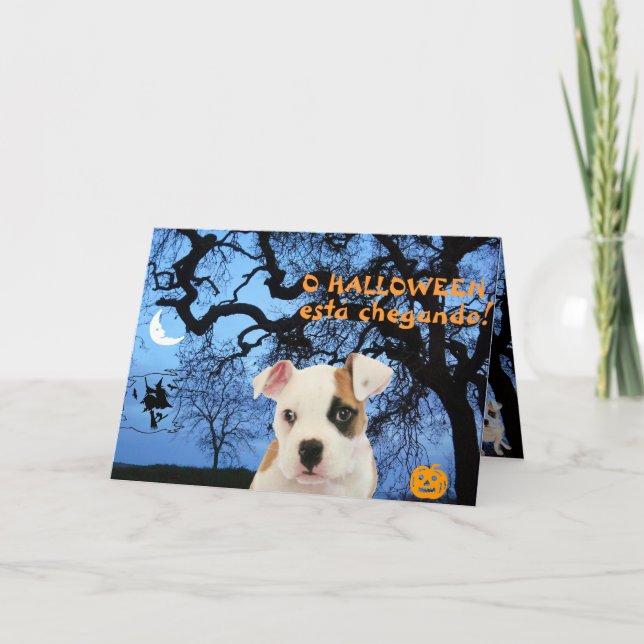 Carte Portugais : Halloween (Devant)