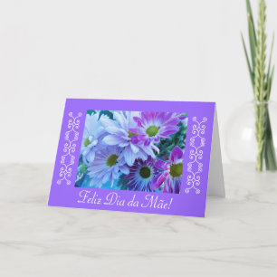 Carte Portugais : Le b-jour de la maman du diamètre DA