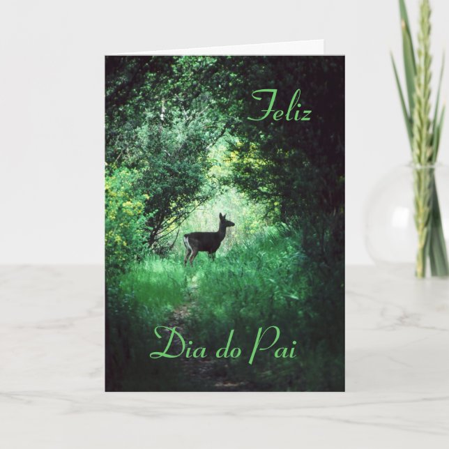 Carte Portugais : Le diamètre font la fête des pères de (Devant)