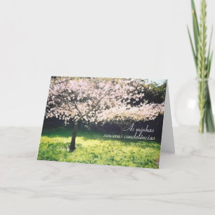 Carte Portugais : Pêsames /frase inspiracional/ sympathi