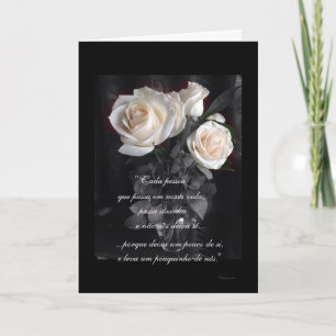 Carte Portugais : Poema de Condolencias