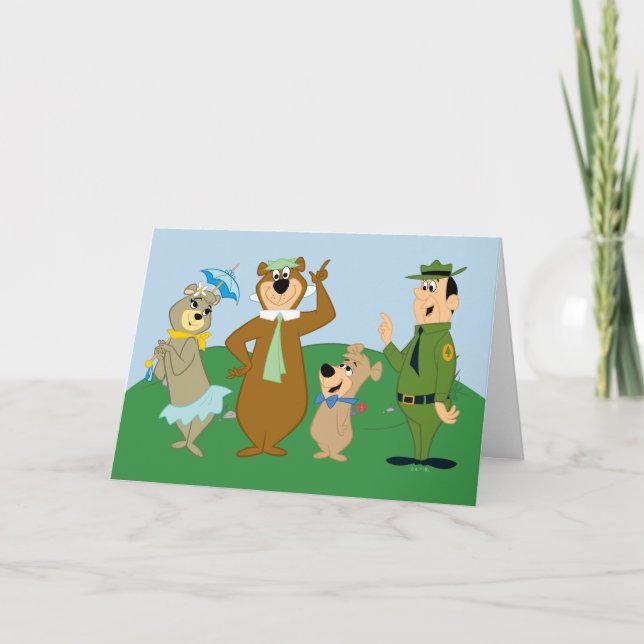 Carte Pose classique Yogi Bear and Friends (Devant)